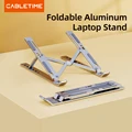 CABLETIME Laptop Stand Portable Holder Foldable Aluminum Alloy for Notebook Macbook Dell iPad Tablet Stand C387