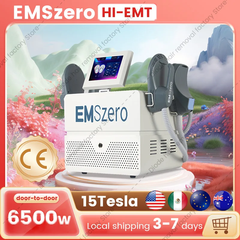 2025 Emszero 6500w Portable NEO Professional Electromagnetic Stimulation Fitness Equipment Nova Rf Muscle EMS-animated-img