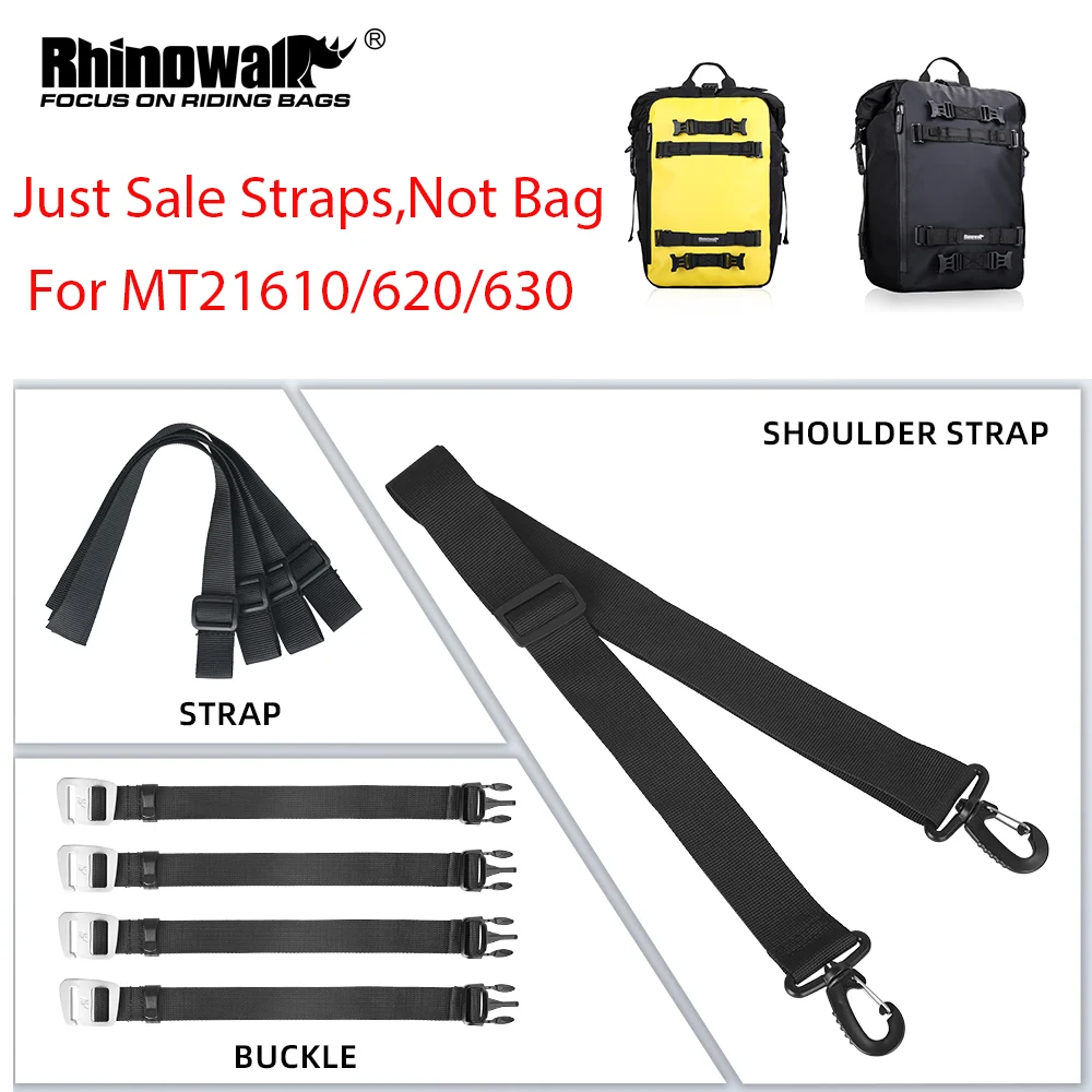 Rhinowalk Motorcycle Bag Straps For MT21610/MT21620/MT21630 Special Adaptation Straps Hardware Hook Buckle Shoulder Strap-animated-img