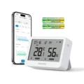 INKBIRD Bluetooth Smart Thermo-Hygrometer ITH-21-B 6-in-1 Indoor Temperature Humidity Monitor with Free APP Control forHome Cook