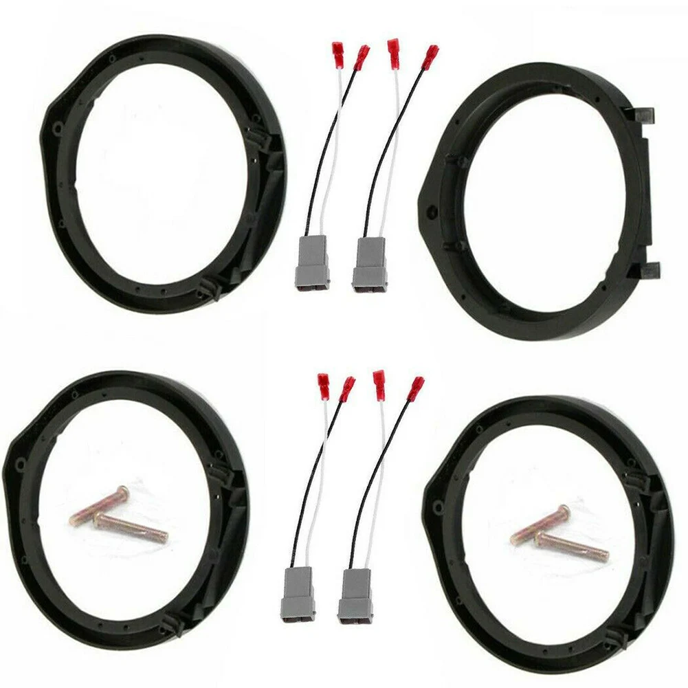 2Pairs 6.5inch Car Speaker Adapter Board And Wiring Harness For Honda For Civic For Odyssey For Crosstour For Accord-animated-img