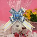 20/50pcs large clear cellophane bag with bow for basket and gift wrap christmas decoration preview-4