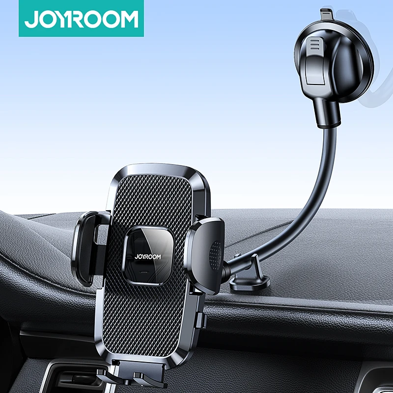 Dashboard Phone Holder for Car【360° Widest View】9in Flexible Long Arm, Universal Handsfree Auto Windshield Air Vent Phone Mount-animated-img