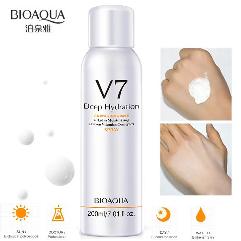 v7 sunscreen whitening spray