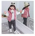 2024 Fashion Boys' Trendy Vest Baby Girls Leisure Kids Autumn Winter Sleeveless Coats 3 5 7 8 10 Years Old preview-1