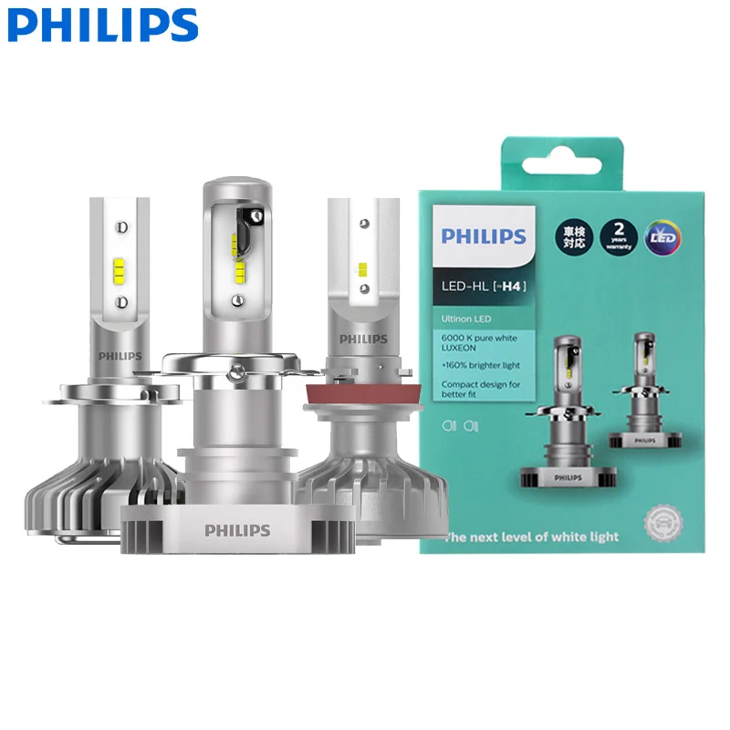 Philips LED Ultinon Pro3101 H1 Car LED Head Light 6000K Cold White Lamps  12V/24V P14.