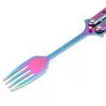 Butterfly Fork Stainless Steel Portable Foldable Utensil Butterfly Training Fork for Hunting Picnic Office Backpacking Kitchen preview-4