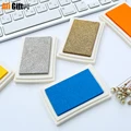 1pc 15 Colors Big Ink Pad Stamp Planner Scrapbooking Silicone Stamps Inkpad Diy Diary Greeting Card Making Supplies Inpad preview-4