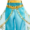 Kids Arabian Princess Dress Girls Halloween Jasmine Costume Children Carnival Cosplay Party Disguise Girl Sequins Pageant Outfit preview-4