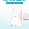 ESHANG Sublimation Paper A4 100 Sheets for Any Inkjet Printer Which Match Sublimation Ink 105g preview-1