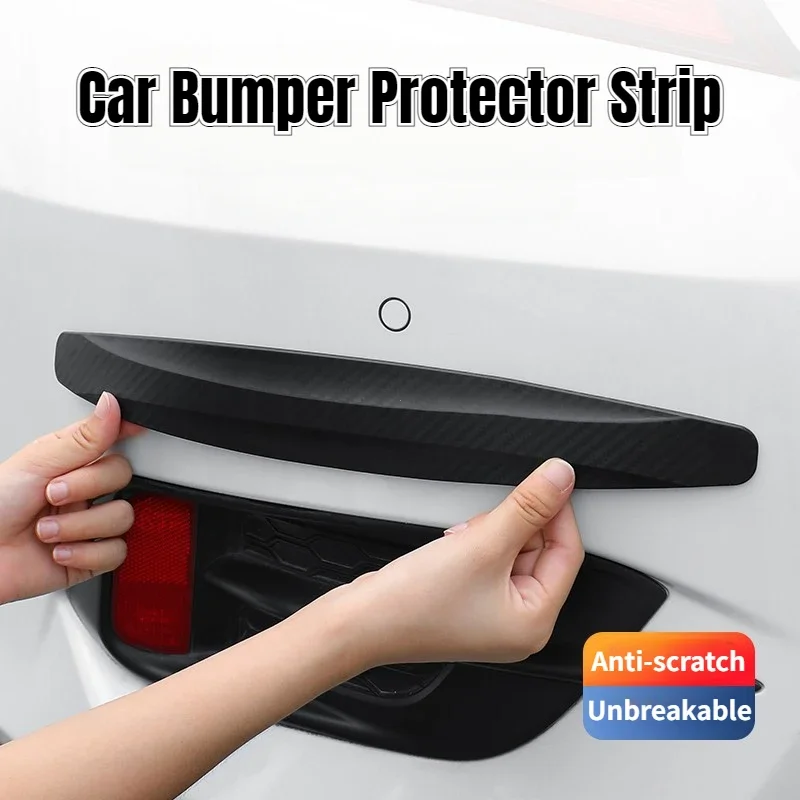 Car Bumper Protector Strip Guard Corner Protection Strip Anti-collision Anti-scratch Blade Protective Sticker Car Exterior Decor-animated-img