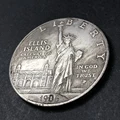 1906 Statue of Liberty $1 replica collectible commemorative coin, Torch Decoration Medal, European antique coin, Christmas gift preview-1