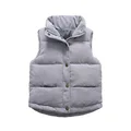 2024 Fashion Boys' Trendy Vest Baby Girls Leisure Kids Autumn Winter Sleeveless Coats 3 5 7 8 10 Years Old preview-4