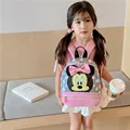 Disney Cartoon Backpack For Baby Boys Girls Minnie Mickey Mouse Children Lovely Schoolbag Kindergarten Schoolbag Kids Gift preview-2