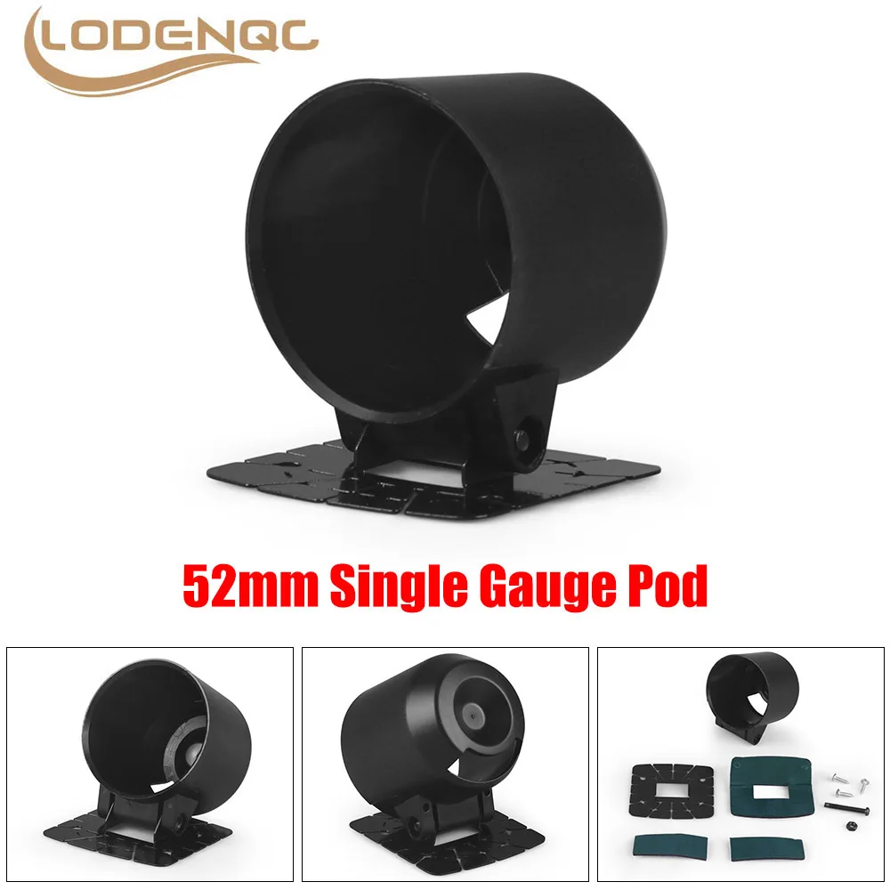 52mm Gauge Cup Universal Gauge Pod Car Mount Holder Plastic Heavy Duty Single gauge Pods Dash Pod Mount Holder Plastic-animated-img