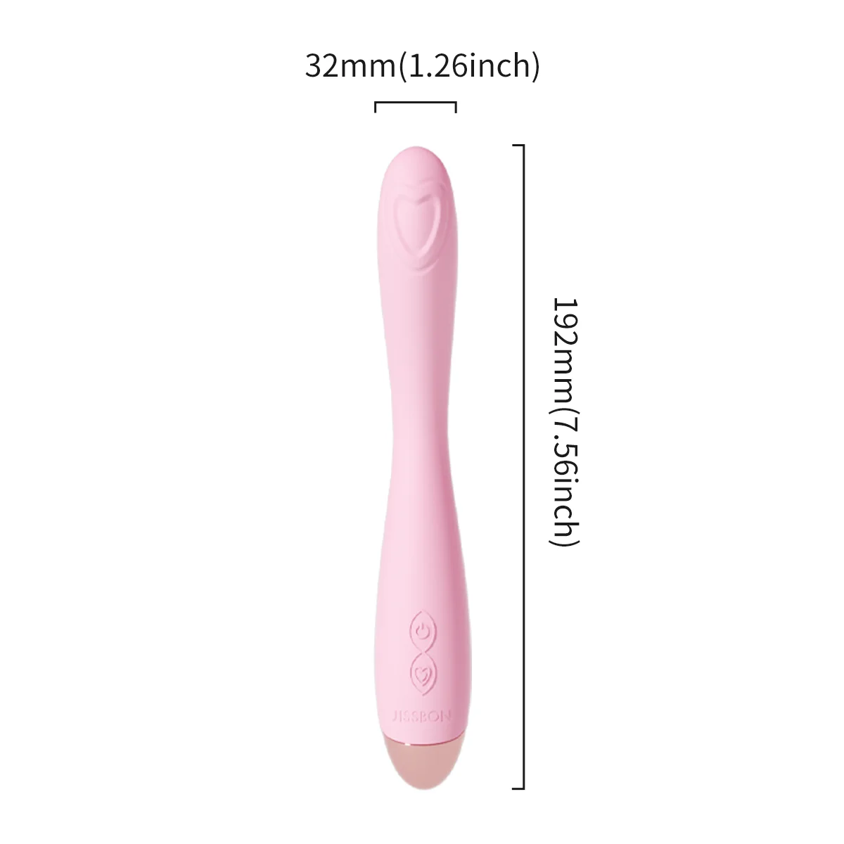 Jissbon Women Dildo Vibrator Sex 18 Pink-heart Vibe Vibrator for Women Adult Sex Toy Penetration Sex Toys For Toys-animated-img