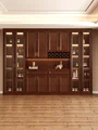 Wine cabinet  partition cabinet tea cabinet custom new light luxury living room  custom preview-1