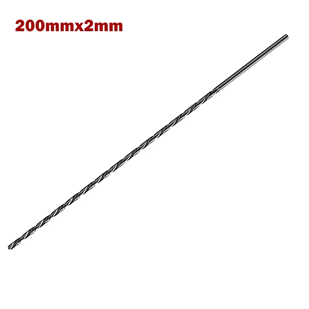 1pc 200mm HSS Drill Bits Extra Long Straight Shank Drill Twist Drill For Metal Drilling Electric Drill 2-10mm Power Tool-animated-img