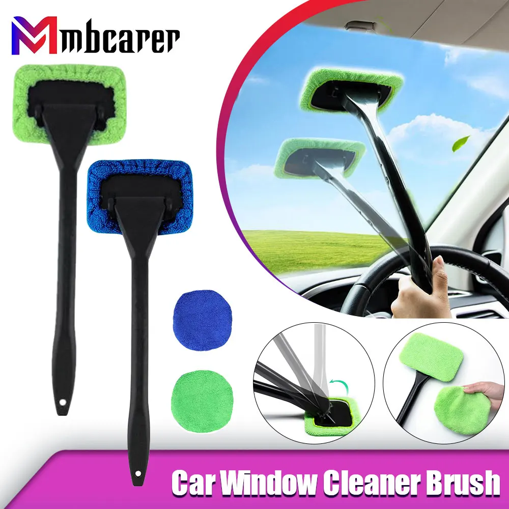 Car Windshield Cleaner Microfiber Car Window Cleaning Brush with