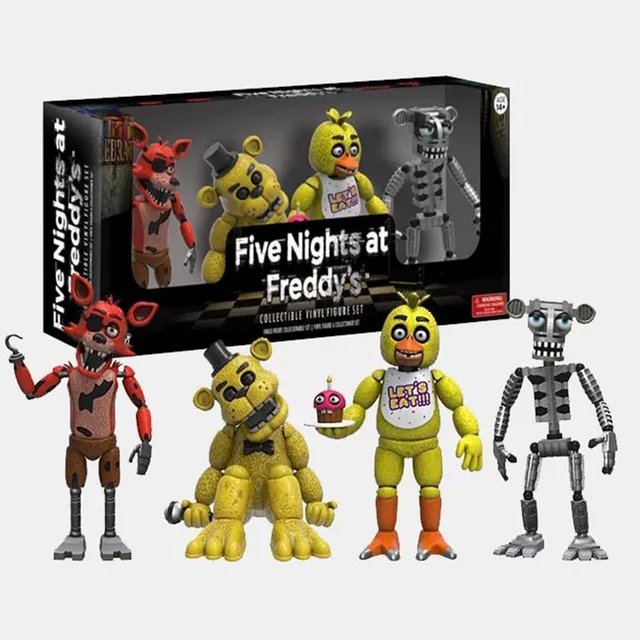 Anime Game Five Nights Freddy Pvc Action Figures Fnaf Freddy Bonnie Chica  Fazbear Bear Dolls Foxy Thriller Adventure Games Doll - AliExpress