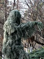 5Pcs/Set Camouflage Ghillie Suit with Jacket Pants Hood Carry Bag Woodland Hunter Ghillie Suit Hunt Clothing Parts preview-2