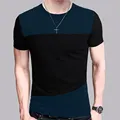 6 Designs Mens T Shirt Slim Fit Crew Neck T-shirt Men Short Sleeve Shirt Casual tshirt Tee Tops Short Shirt Size M-5XL TX116-R preview-4