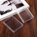 Transparent Plastic Boxes Playing Cards Container Storage Case Poker Card Box preview-1