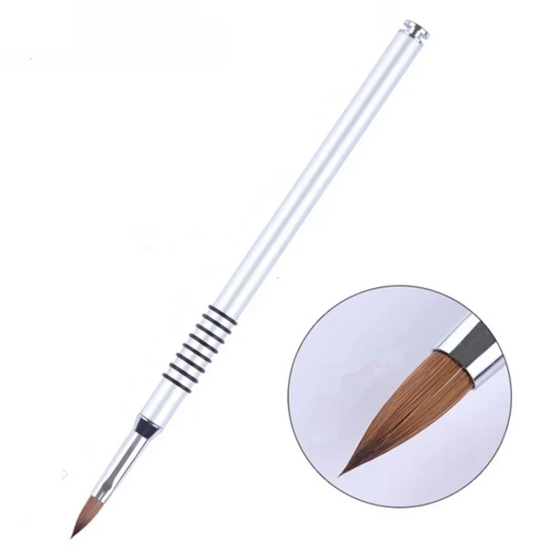 3D Acrylic Nail Art Sculpture Brush Liquid Powder UV Gel Carving Pen Flower Painting Manicure Nails Brush Tools Accessories-animated-img