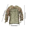 Tactics Leaf Camouflage Cloak Hunting Clothes Mesh Aldult Camuflaje Airsoft CS Shooting Suit Outdoor Hunting Equipment preview-4