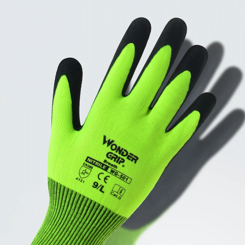 nitrile garden gloves