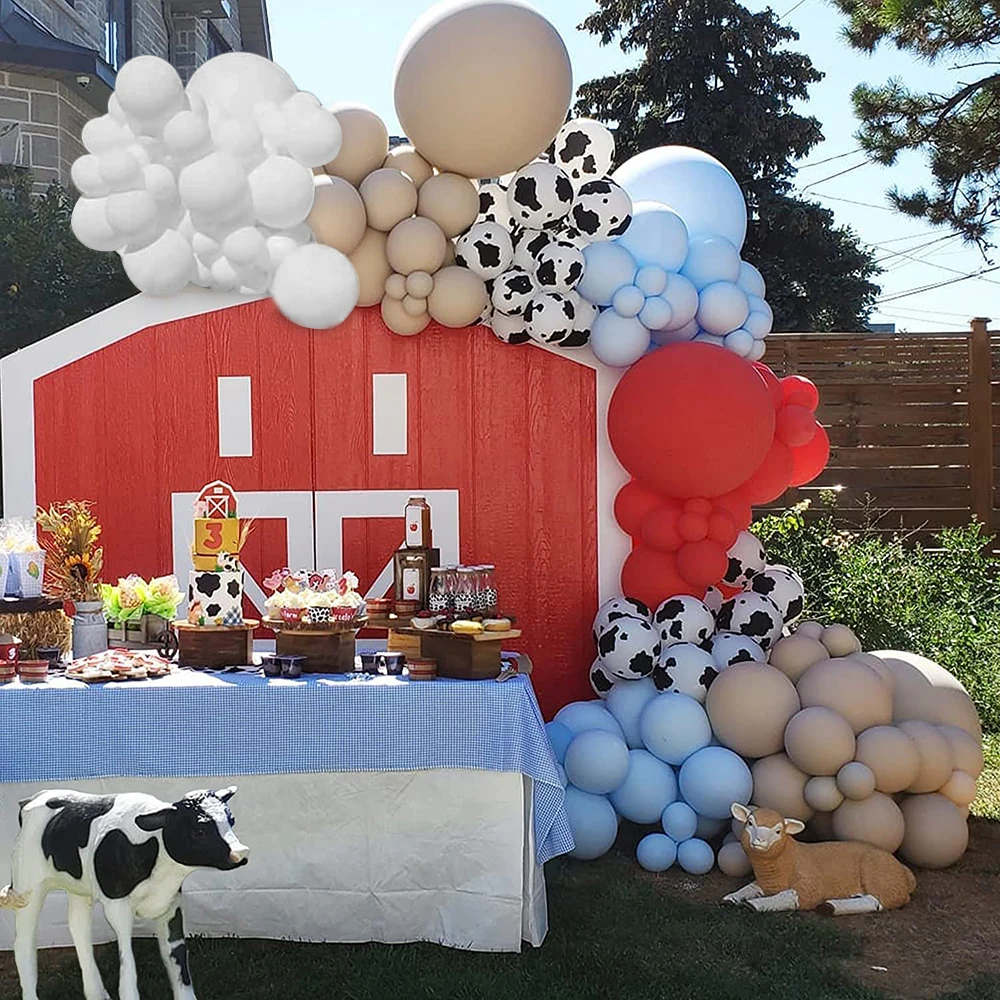 Купить Праздничные и праздничные принадлежности | 118Pcs Farm Animal ...