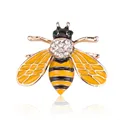 2022 Exquisite Cute Little Bee Ladybug Rhinestone Brooch Charm Ladies Trend Brooch Pin Party Clothing Accessories preview-2