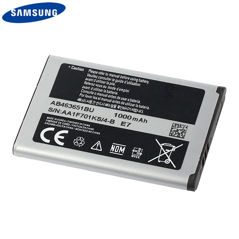 form Enroll To accelerate Cumpără Piese pentru telefoanele mobile | Samsung Original Replacement  Phone Battery AB463651BU For Samsung L700 W559 S5628 B3410 L708E SGH-L700  Authentic Battery 1000mAh