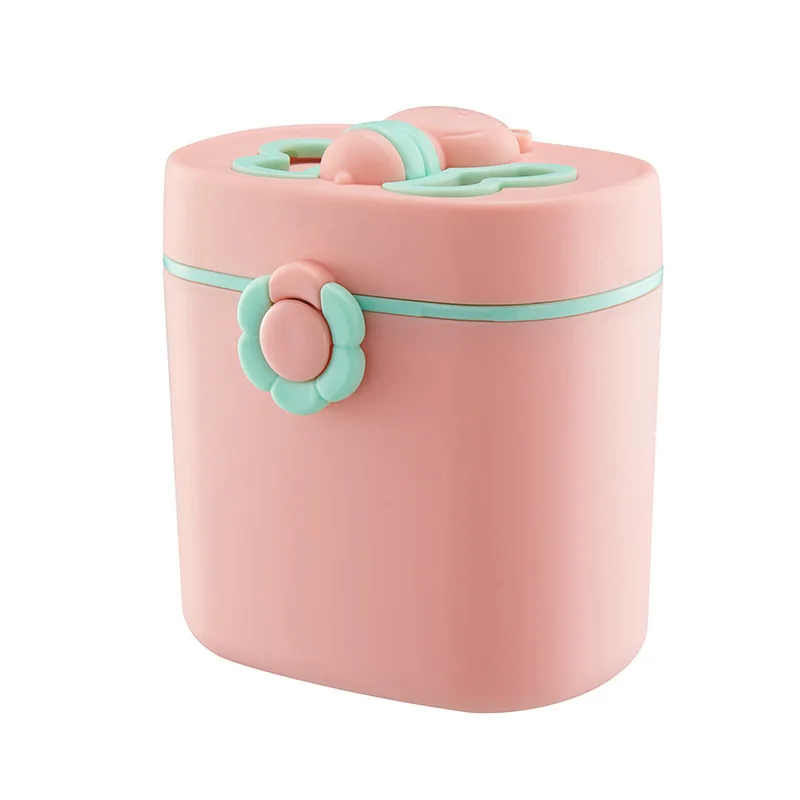 Portable Baby Food Storage Box Cartoon Infant Milk Powder Box