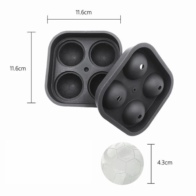 5CM Big Ice Cube Maker Trays Silicone Square Ice Mold Mould for Whiskey  Cocktail Brandy Large Cubitera Ice Tray with Lid - AliExpress