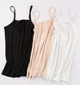 Summer Women Camisoles Crop Top Sleeveless Shirt Lady Bralette Tops Strap Home Sleepwear Camisole Base Vest Tops fit for 35-70kg preview-3