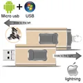 Usb Flash Drive pendrive For iPhone 6/6s/6Plus/7/7Plus/8/X Usb/Otg/Lightning 32g 64gb Pen Drive For iOS External Storage Devices preview-5