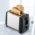 2 Slices Bread Toaster Automatic Double Side Baking Toaster Fast Heating Stainless Steel 6 Toast Settings for Bread Bagel Waffle preview-3