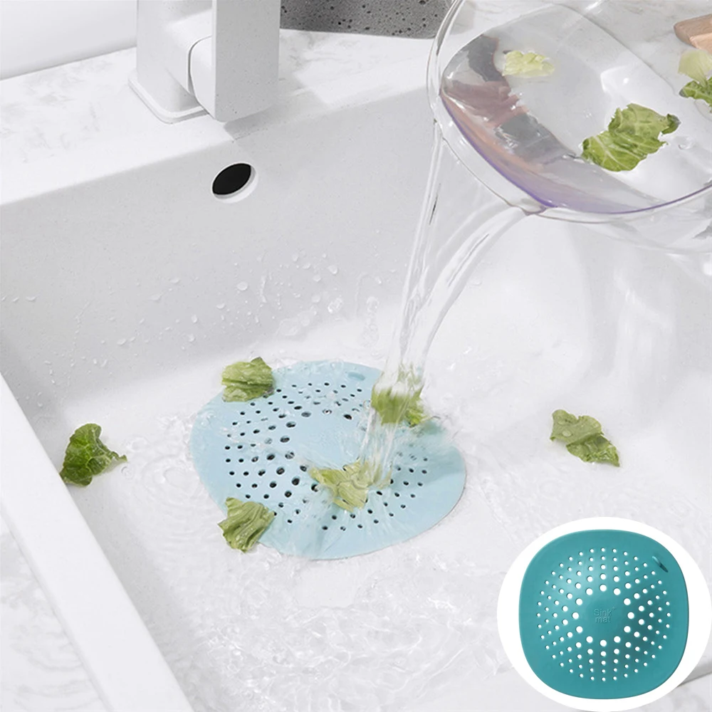 1 PCS Bathroom Kitchen Gadgets Accessories Outfall Floor Drain Cover Basin Sink Strainer Filter Shower Hair Catcher Stopper Plug-animated-img