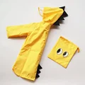 Cute Dinosaur Polyester Baby Raincoat Outdoor Waterproof Rain Coat Children Impermeable Poncho Boys Girls Rain Jacket preview-2