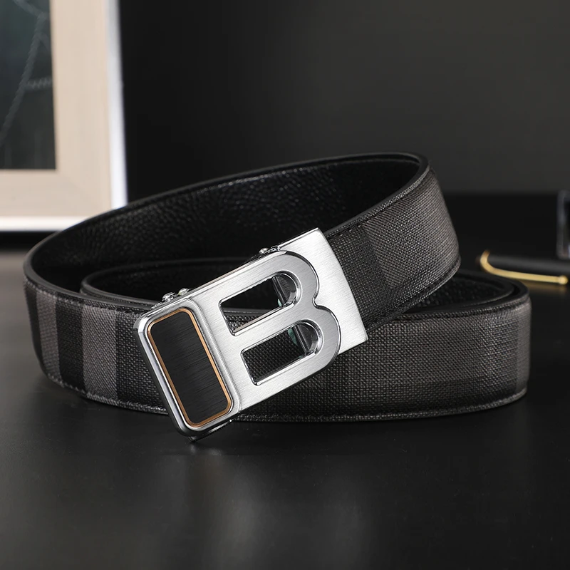 2024 New Famous Brand Belt New Male Designer Automatic Buckle Cowhide Leather men belt Luxury belts for men jeans Ceinture Homme-animated-img