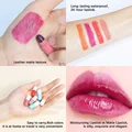 Mini 1/3/6/10pcs Capsule Lipstick Set Waterproof Non-stick Cup Carry Pill Lipstick Novelty Lips Makeup DIY Lipstick for Women preview-2