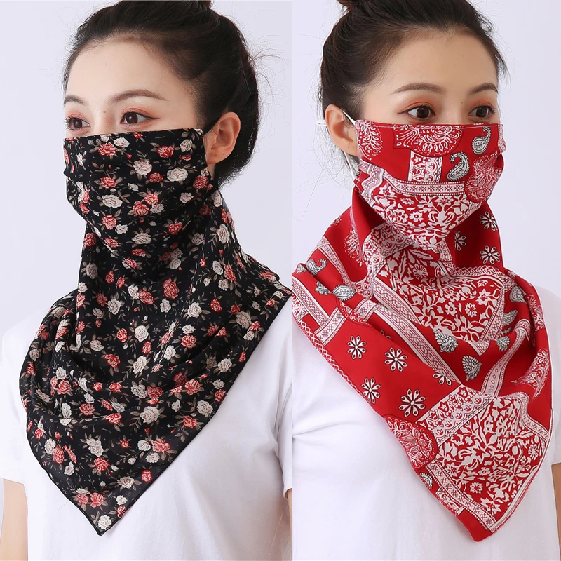 ladies face scarf