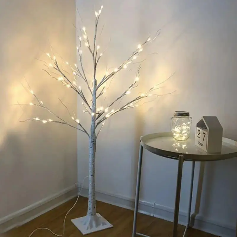 birch tree floor lamp