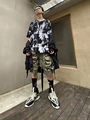 PFNW Original American Retro Multi Pockets Layered Tiger Camouflage Casual Overalls Shorts Men's Summer New Niche Shorts 12A4651 preview-5