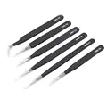 Elbow Straight Head Pointed Tweezers Model Making Tool Multi-Functional Tweezers Models Diorama Kit Hobby Toys Hobbies preview-2