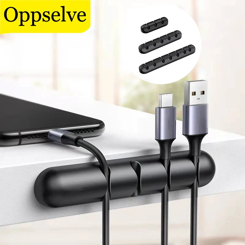 Cable Winder Earphone Cable Organizer Wire Storage Silicon Charger