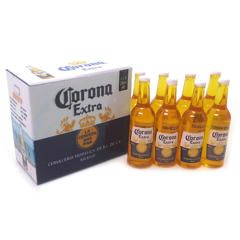 1Set 1:12 Dollhouse Miniature Corona Beer Case Model DIY Kid Toy Accessories Simulation Life Scene-animated-img