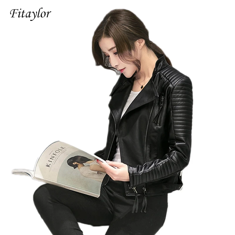 Fitaylor Women Spring Autumn PU Leather 