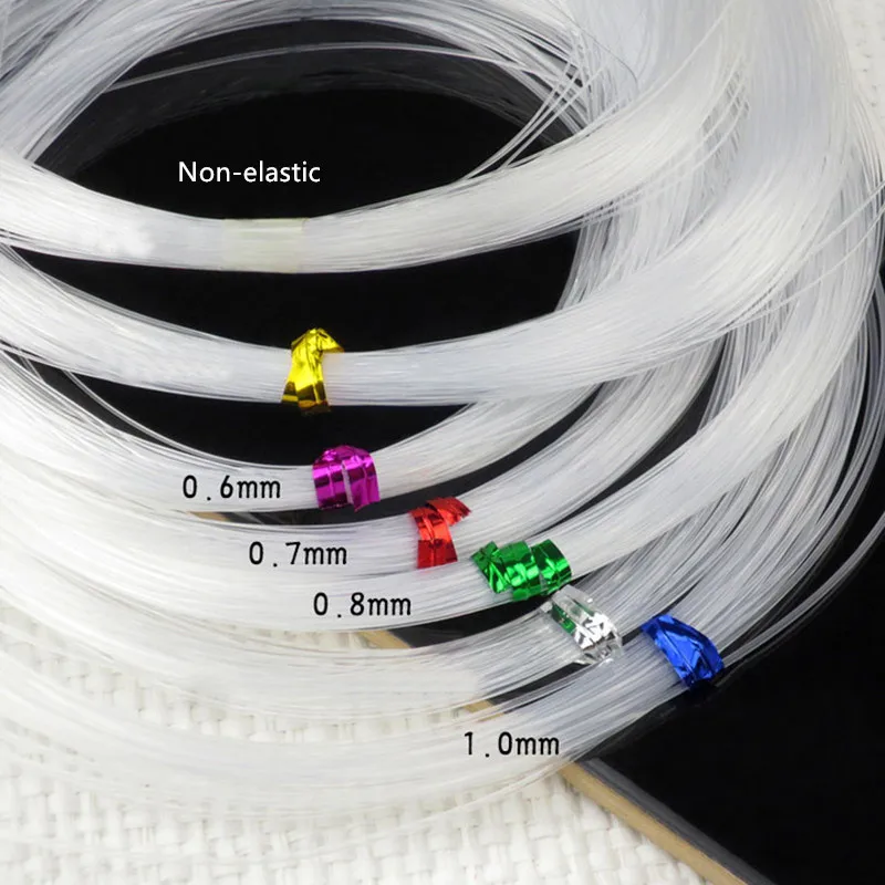 100m Strong Elastic Crystal Beading Thread Cord Jewelry Making Necklace  Bracelet DIY Beads String Stretchable Thickness 0.4-1mm